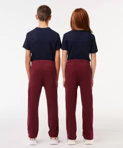 Lacoste Girl Clothing-Fleece Cotton Track Pants