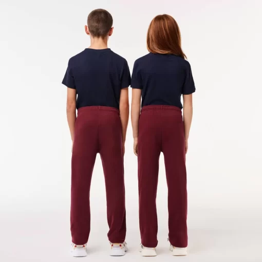 Lacoste Girl Clothing-Fleece Cotton Track Pants