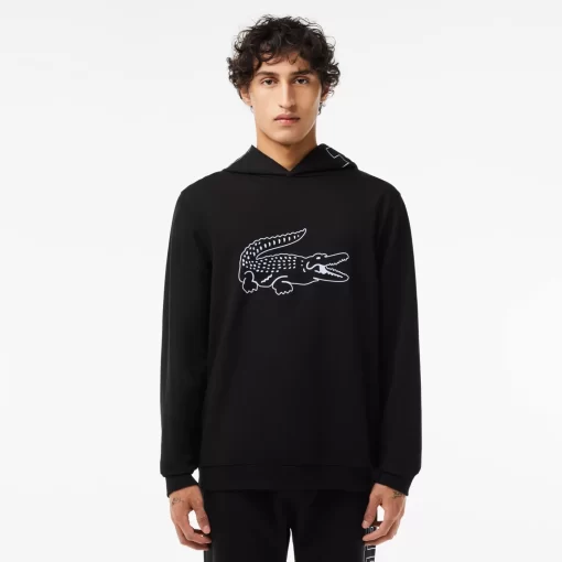 Lacoste Underwear & Lounge Wear-Fleece Lounge Hoodie