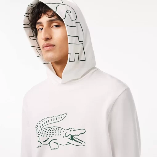 Lacoste Underwear & Lounge Wear-Fleece Lounge Hoodie