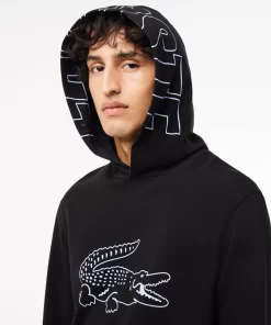 Lacoste Underwear & Lounge Wear-Fleece Lounge Hoodie