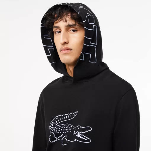 Lacoste Underwear & Lounge Wear-Fleece Lounge Hoodie