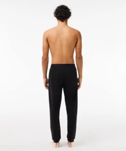 Lacoste Underwear & Lounge Wear-Fleecy Logo Lounge Pants