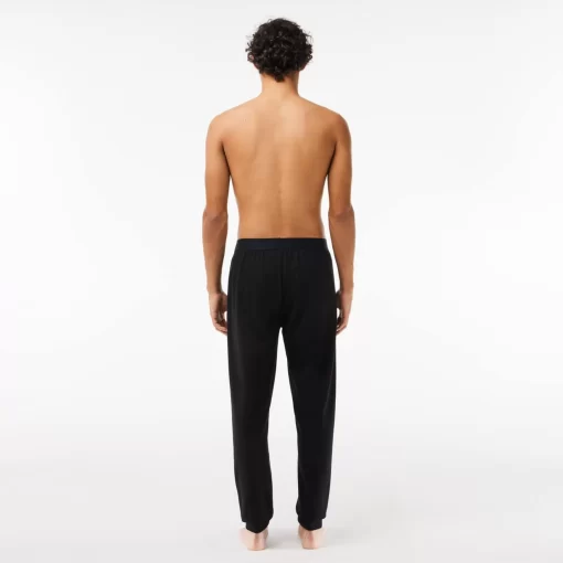 Lacoste Underwear & Lounge Wear-Fleecy Logo Lounge Pants