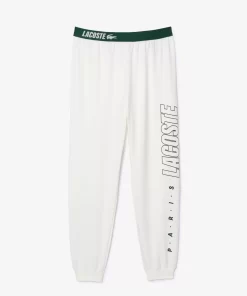 Lacoste Underwear & Lounge Wear-Fleecy Logo Lounge Pants