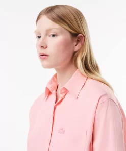 Lacoste Shirts & Tops-Flowing Oversized Lyocell Shirt