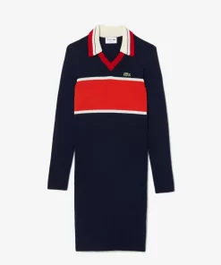 Lacoste Dresses & Skirts-French Made Contrast Polo Dress