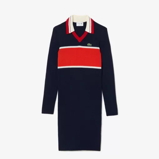 Lacoste Dresses & Skirts-French Made Contrast Polo Dress