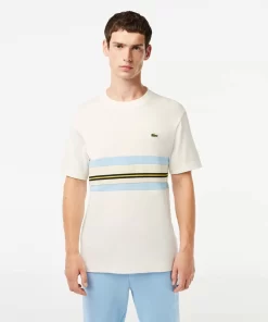 Lacoste T-Shirts-French Made Contrast Stripe Tee