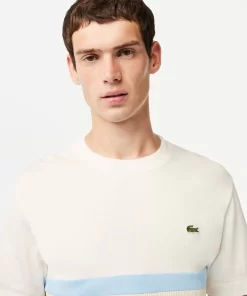 Lacoste T-Shirts-French Made Contrast Stripe Tee