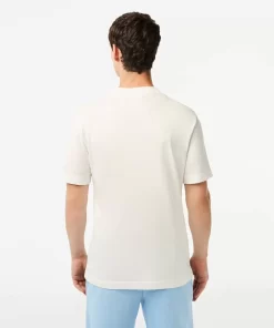 Lacoste T-Shirts-French Made Contrast Stripe Tee