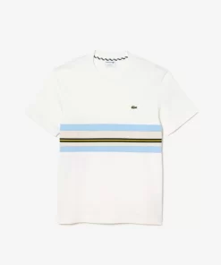 Lacoste T-Shirts-French Made Contrast Stripe Tee