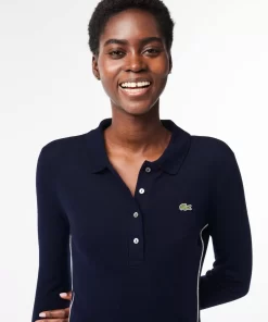 Lacoste Polo Shirts-French Made Long Sleeved Polo Shirt