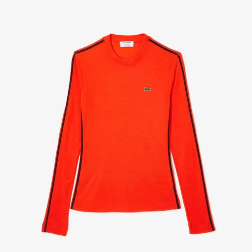 Lacoste T-Shirts-French Made Long Sleeved T-Shirt