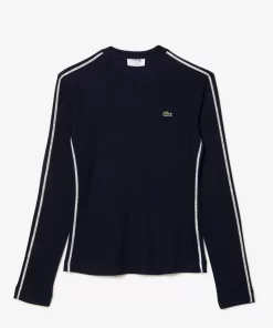 Lacoste T-Shirts-French Made Long Sleeved T-Shirt