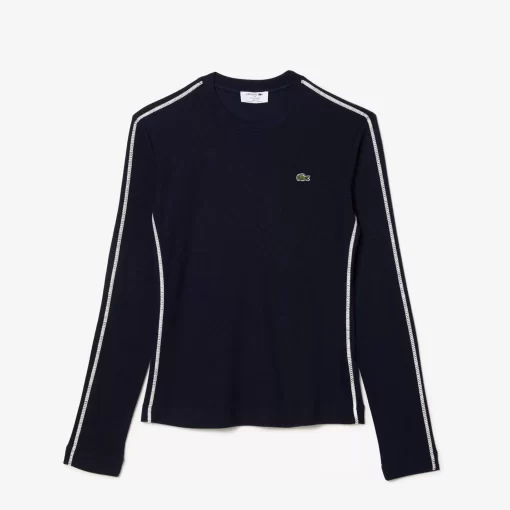 Lacoste T-Shirts-French Made Long Sleeved T-Shirt