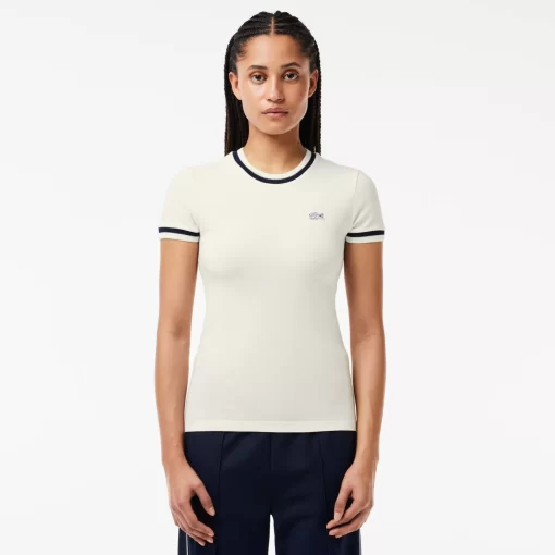 Lacoste T-Shirts-French Made Stretch Pique T-Shirt