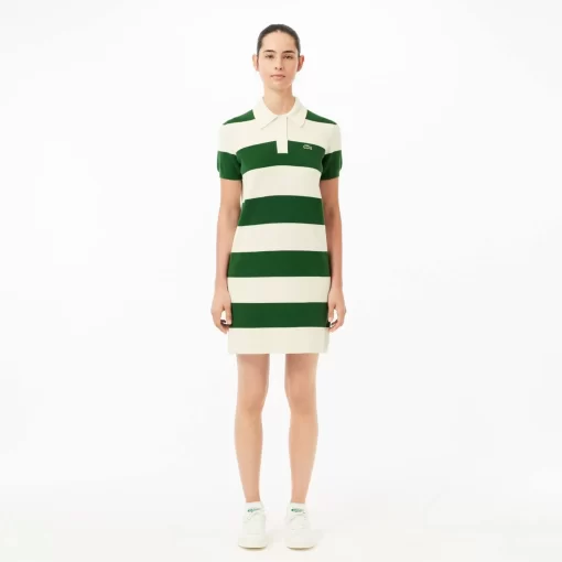 Lacoste Dresses & Skirts-French Made Striped Polo Dress