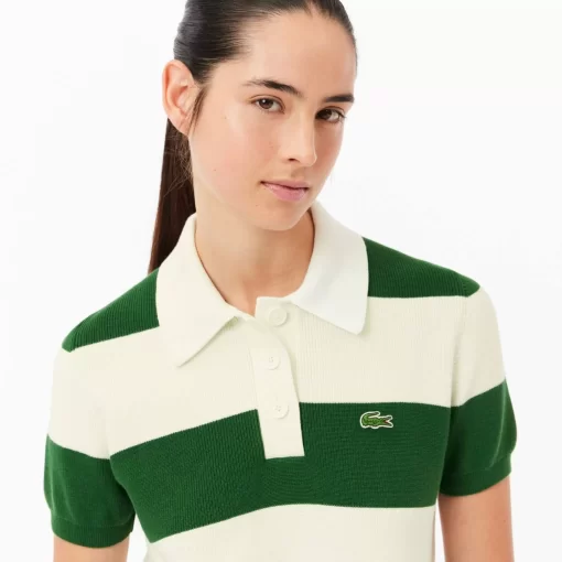 Lacoste Dresses & Skirts-French Made Striped Polo Dress