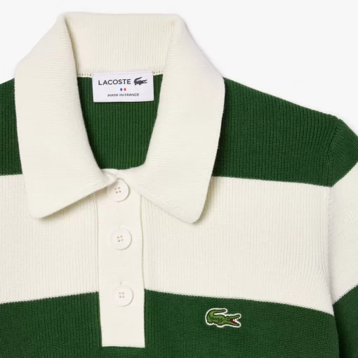 Lacoste Dresses & Skirts-French Made Striped Polo Dress