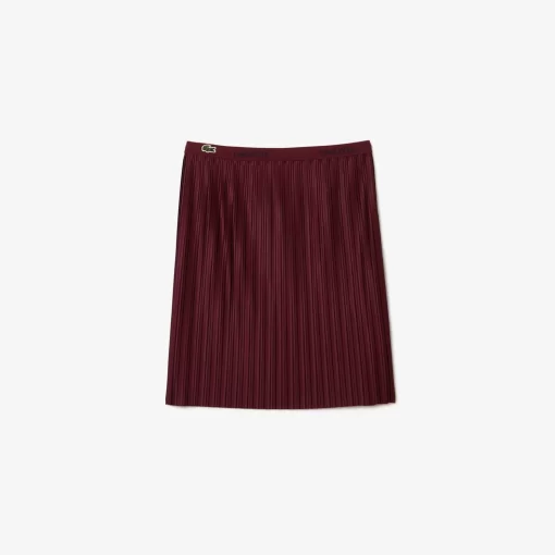 Lacoste Girl Clothing-Girls' Pleated Jersey Skirt