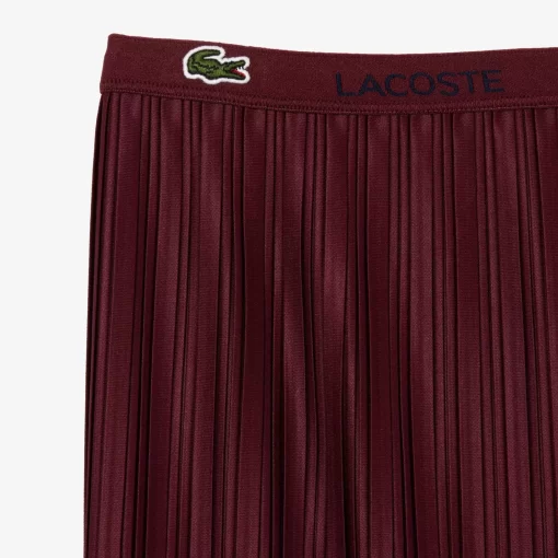 Lacoste Girl Clothing-Girls' Pleated Jersey Skirt