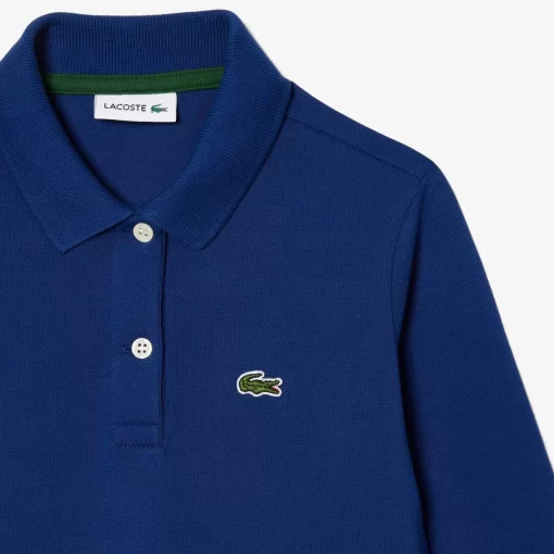 Lacoste Girl Clothing-Girls' Polo Collar Pique Dress