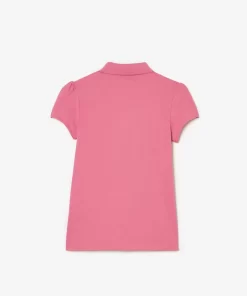 Lacoste Girl Clothing-Girls' Scalloped Collar Mini Pique Polo Shirt