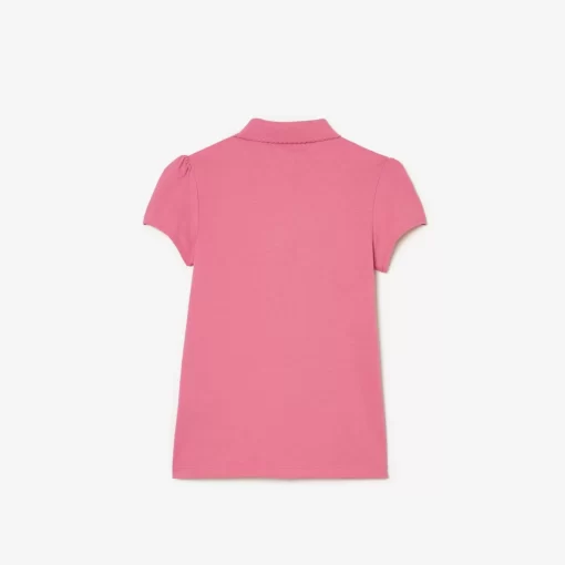 Lacoste Girl Clothing-Girls' Scalloped Collar Mini Pique Polo Shirt