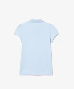 Lacoste Girl Clothing-Girls' Scalloped Collar Mini Pique Polo Shirt