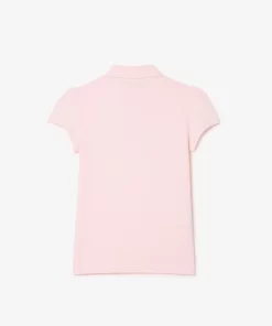 Lacoste Girl Clothing-Girls' Scalloped Collar Mini Pique Polo Shirt