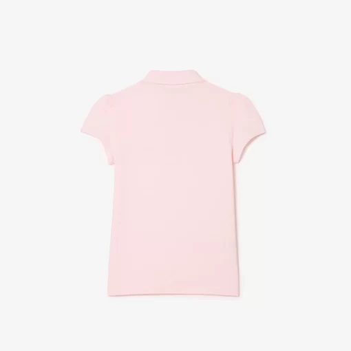 Lacoste Girl Clothing-Girls' Scalloped Collar Mini Pique Polo Shirt