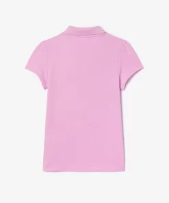 Lacoste Girl Clothing-Girls' Scalloped Collar Mini Pique Polo Shirt