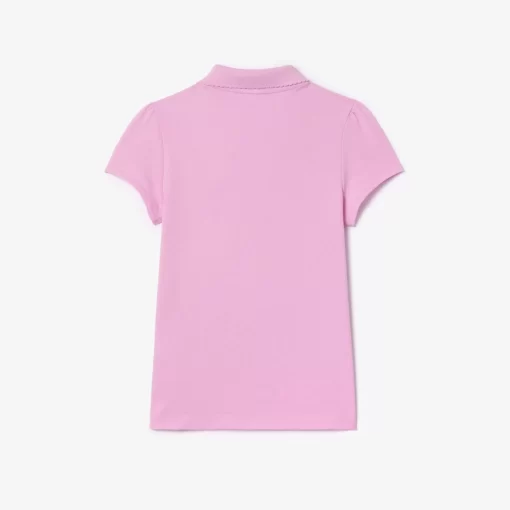 Lacoste Girl Clothing-Girls' Scalloped Collar Mini Pique Polo Shirt