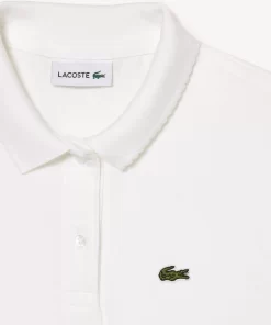 Lacoste Girl Clothing-Girls' Scalloped Collar Mini Pique Polo Shirt