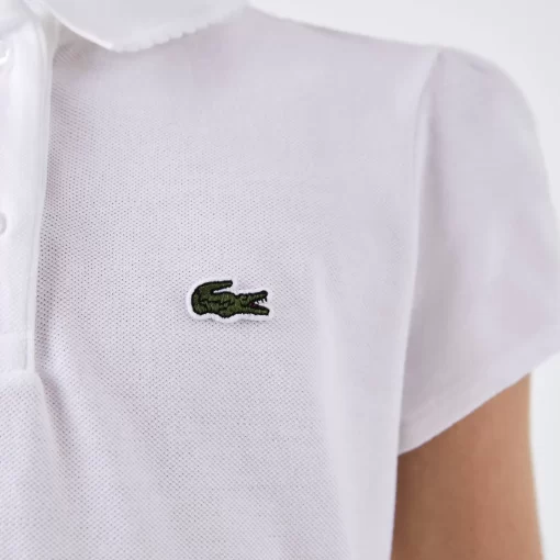 Lacoste Girl Clothing-Girls' Scalloped Collar Mini Pique Polo Shirt