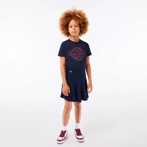 Lacoste Girl Clothing-Girls' Stretch Mini Skirt