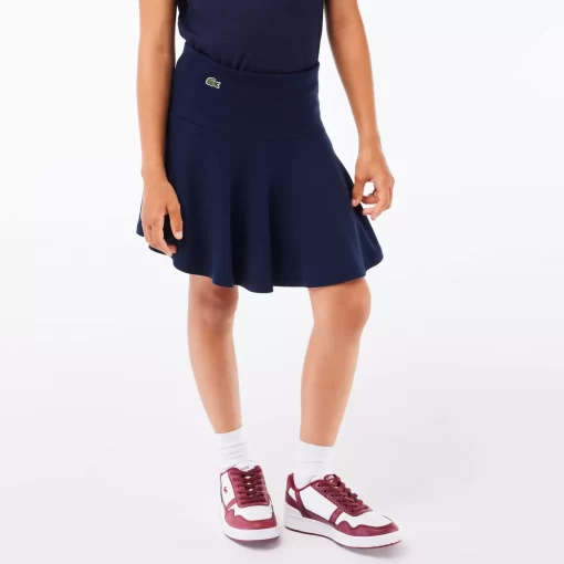 Lacoste Girl Clothing-Girls' Stretch Mini Skirt