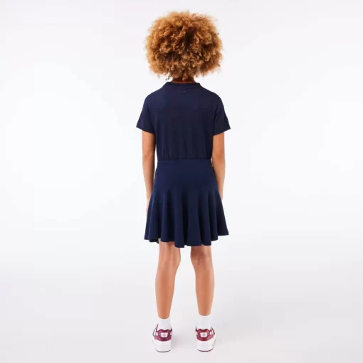 Lacoste Girl Clothing-Girls' Stretch Mini Skirt