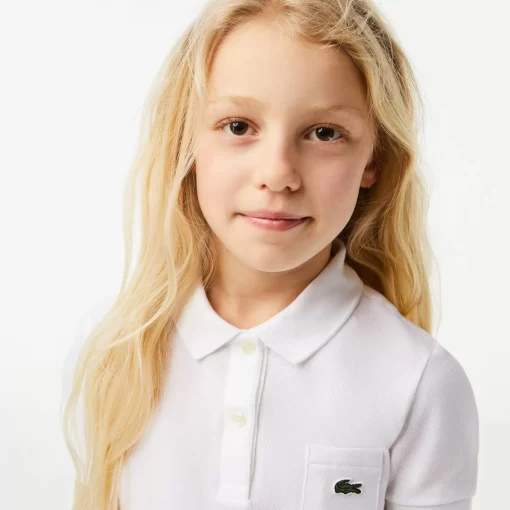 Lacoste Girl Clothing-Girl'S Polo-Style Cotton Dress