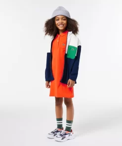 Lacoste Girl Clothing-Girl'S Polo-Style Cotton Dress