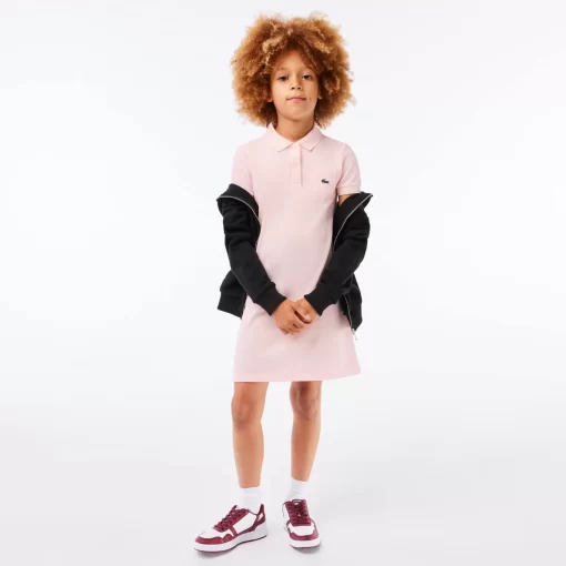 Lacoste Girl Clothing-Girl'S Polo-Style Cotton Dress