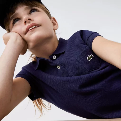 Lacoste Girl Clothing-Girl'S Polo-Style Cotton Dress