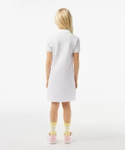 Lacoste Girl Clothing-Girl'S Polo-Style Cotton Dress