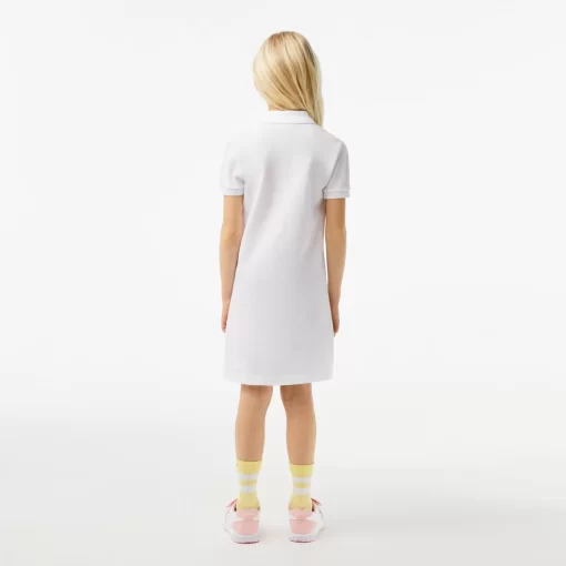 Lacoste Girl Clothing-Girl'S Polo-Style Cotton Dress