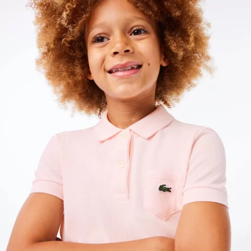 Lacoste Girl Clothing-Girl'S Polo-Style Cotton Dress