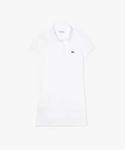 Lacoste Girl Clothing-Girl'S Polo-Style Cotton Dress