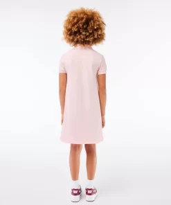 Lacoste Girl Clothing-Girl'S Polo-Style Cotton Dress