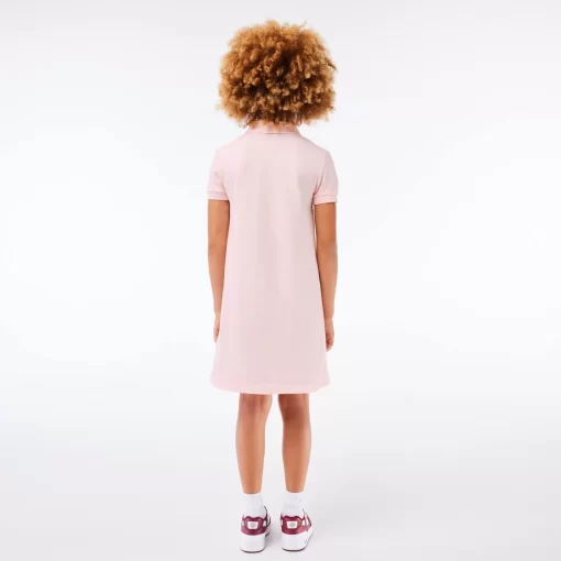 Lacoste Girl Clothing-Girl'S Polo-Style Cotton Dress