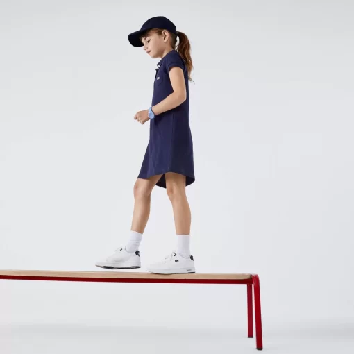 Lacoste Girl Clothing-Girl'S Polo-Style Cotton Dress